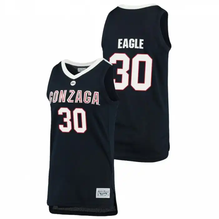 Men's Gonzaga Bulldogs Abe Eagle #30 Navy 2021 Retro Original Alumni Brand College Basketball Jersey